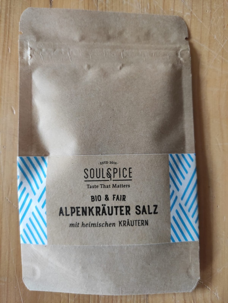Alpenkräuter Salz Bio Minidoy 8 gr