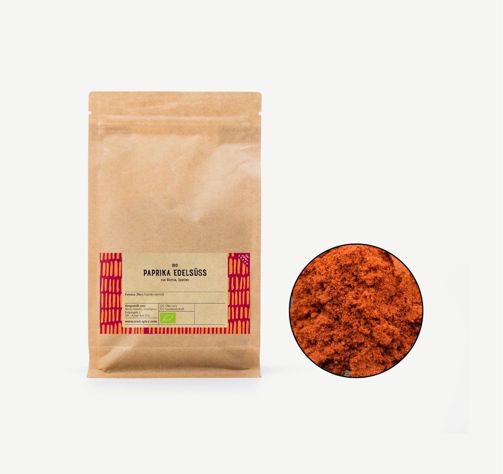 Paprika edelsüß Spanien Bio Aromaschutz-Beutel 5 Kg