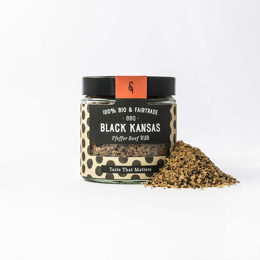 BBQ Black Kansas Bio 120 ml Glas