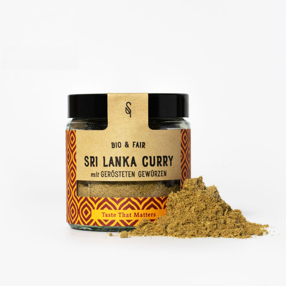Sri Lanka Curry Bio 120 ml Glas