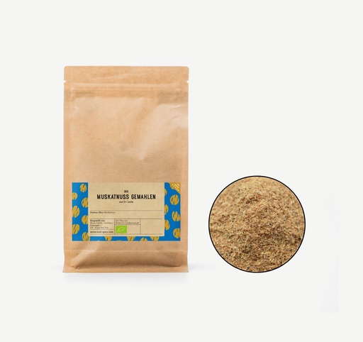 [4015621] Muskatnuss gemahlen Bio Aromaschutz-Beutel 1 Kg