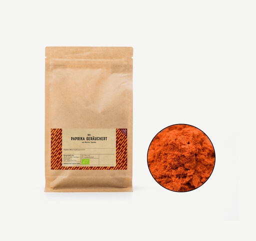 [4015671] Paprika geräuchert Bio Aromaschutz-Beutel 1 Kg