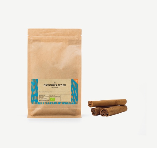 [4016221] Zimtstangen Ceylon (Sri Lanka) Bio Aromaschutz-Beutel 1 Kg