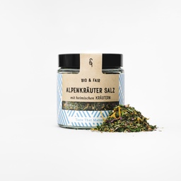 [4017622] Alpenkräuter Salz Bio 120 ml Glas